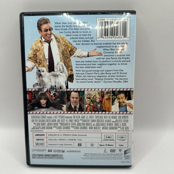 Christmas With The Kranks Tim Allen Jamie Lee Curtis PG Family Comedy DVD - Picture 3 of 4